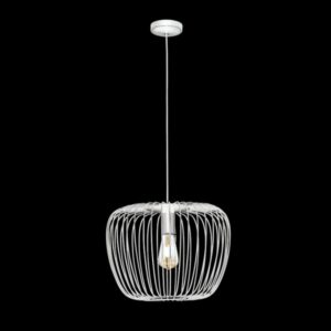 K Light K-KLCH-518S/WH Small Apple Pendant White