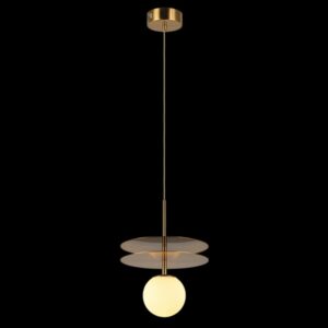 K Light K-LED-55/2 LED Double Golden Disc Pendant