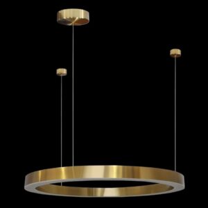 K Light K-LED-5801/80GD 230v 45W LED SMD 60cm Gold Halo Pendant