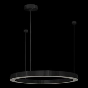 K Light K-LED-5801/80BL 230v 45W LED SMD 60cm Black Halo Pendant