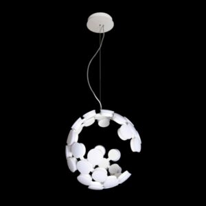 K Light K-LED-9066/WH LED 75W Meteor Pendant WW