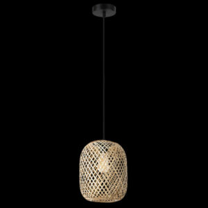 K Light E-KLCH-7131 Rattan Pendant Natural Bamboo