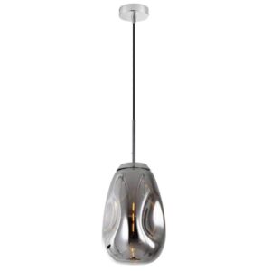 K Light A-KLCH-903/CH Morpheus Oval Glass Pendant
