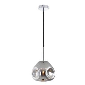 K Light A-KLCH-904/CH Morpheus Round Glass Pendant
