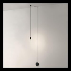 K Light CA-KLCH-1274/1 LED Symmetrical Wire Fitting Black