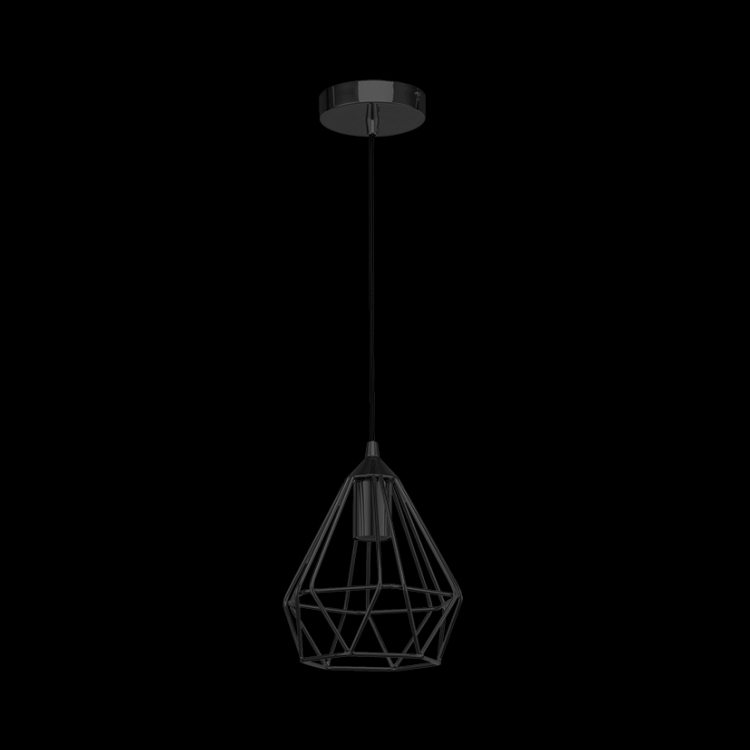 K Light G-KLCH81015S/BL Metal Prism Pendant