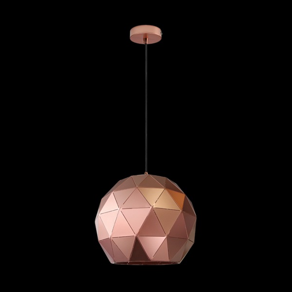 K Light G-KLCH-820-M/CO Medium Laser Cut Metal Ball Pendant Copper