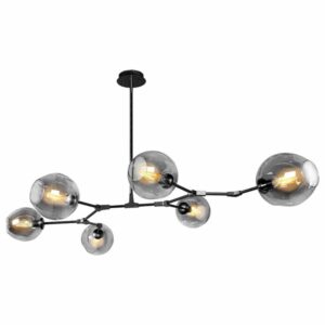 K Light GO-KLCH170-6/B 6 Light Molecule Horizontal Pendant