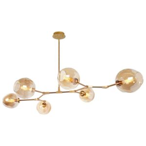 K Light GO-KLCH170-6/SG 6 Light Molecule Horizontal Pendant