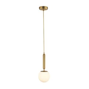 K Light 3E-KLCH-108-15 230v 3W G9 LED Fizz Pop 15cm Opal Glass Pendant