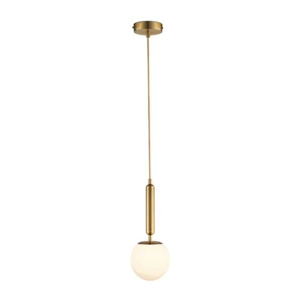 K Light 3E-KLCH-108-15 230v 3W G9 LED Fizz Pop 15cm Opal Glass Pendant