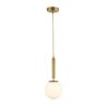 K Light 3E-KLCH-108-20 230v 40W E14 Fizz Pop 20cm Opal Glass Pendant