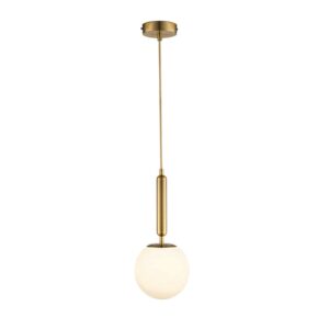 K Light 3E-KLCH-108-20 230v 40W E14 Fizz Pop 20cm Opal Glass Pendant