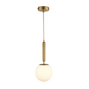 K Light 3E-KLCH-108-25 230v 40W E14 Fizz Pop 25cm Opal Glass Pendant