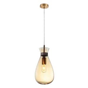 K Light A-KLCH-912/AB Pouch Glass Pendant
