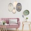 K Light A-KLCH-900-S/OP Marilyn Small Glass Pendant Chrome - Image 2