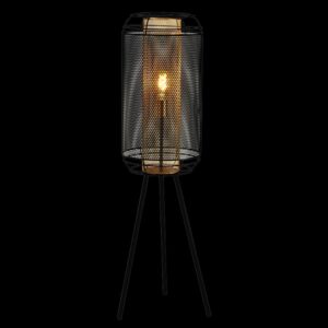 K Light G-KLT-8103F Boston Mesh Floor Lamp Black and Gold