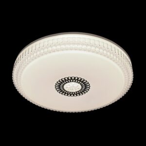 K Light H-KLC-LED-15/40 230v 24W LED Acrylic Moon 40cm Ceiling Fitting WW Opal White