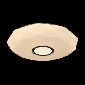 K Light H-KLC-LED-16/40 230v 24W LED Acrylic Coral 40cm Ceiling Fitting WW Opal White with Crystal Sand and Sparkle