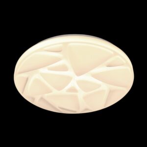 K Light H-KLC-LED-50/WH 230v 36W LED Acrylic Pebble 50cm Ceiling Fitting WW Opal White