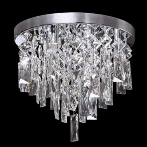 K Light HL-KLC-836 G9 Daisy K9 Crystal Ceiling Fitting Chrome