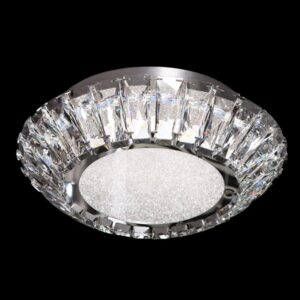 K Light HL-KLC-LED-6573 36W LED Sunflower K9 Crystal Ceiling Fitting Chrome