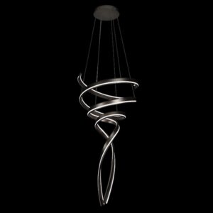 K Light K-LED-482/BL LED Black Swan Pendant