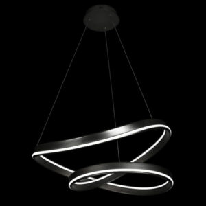 K Light K-LED-483/BL LED Black Celestial Pendant