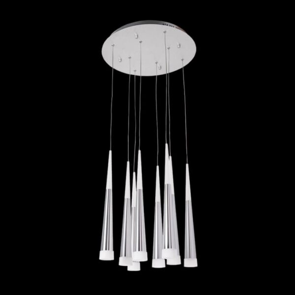 K Light K-LED2032-8/BA 740W LED Round 8 Light Cone Cluster