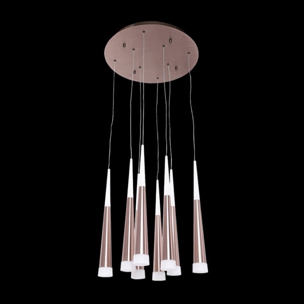 K Light K-LED2032-8/CF 740W LED Round 8 Light Cone Cluster