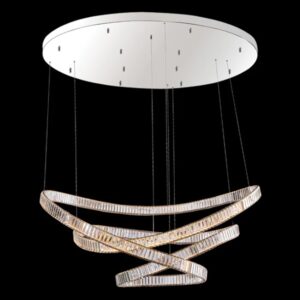 K Light  K-LED-89316 230V 80W LED Carousel Crystal Chandelier