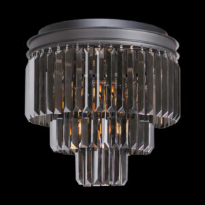 K Light KLC-6515/BL 230v 40W Crystal Ceiling Fitting with K9 Crystals