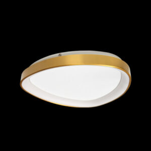 K Light KLC-LED2-42D/GD 230v 36W LED Large Ovoid 42cm Framed Ceiling Fitting