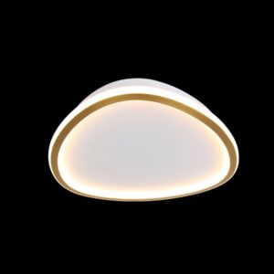 K Light KLC-LED3-42D/GD 230v 35W LED Large Ovoid Gold 42cm Slim Ceiling Fitting