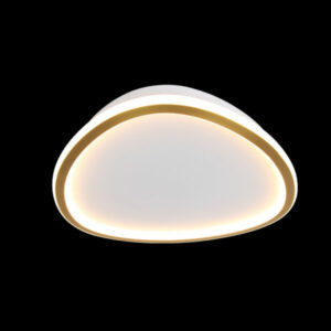 K Light KLC-LED3-60D/GD 230v 48W LED Large Ovoid Gold 60cm Slim Ceiling Fitting