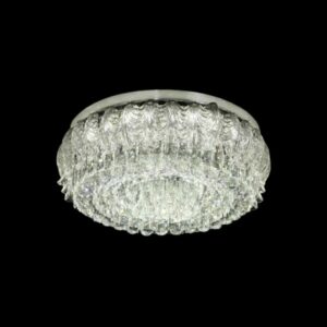 K Light KLC-LED465/60WW 42W LED Large Luxury Crystal Round K9 Crystals Ceiling Fitting Chrome 3000K