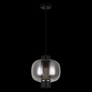 K Light T-KLCH-133/BL Medium Chicago Glass Pendant