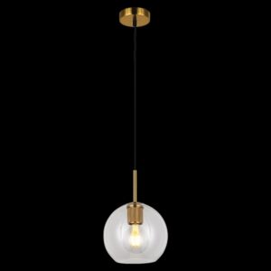 K Light T-KLCH-20/GD Style Ball Glass Pendant