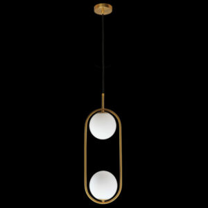 K Light LW-KLCH-1200/GD  LED Double Luna Pendant