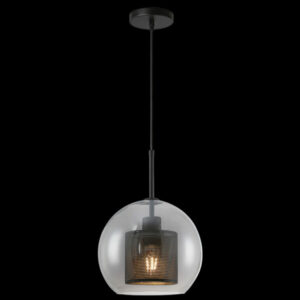 K Light LW-KLCH-5121/SM New York 25cm Ball Glass Pendant