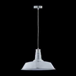 K Light R-KLCH-2836/CR Large Metal Pendant Chrome