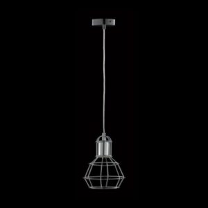 K Light R-KLCH-3000/CR Chrome Metal Cage Pendant
