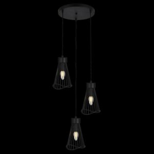 K Light T-KLCH-154-3/BL Sensu Cluster Pendant