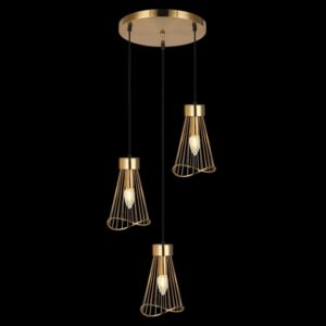 K Light T-KLCH-154-3/GD Sensu Cluster Pendant