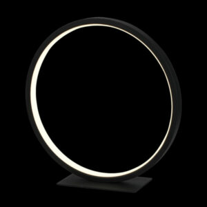 K Light T-LED-672/BL LED Black Ring Table Lamp
