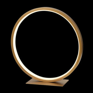 K Light T-LED-672/GD 230v 12W LED Gold Ring Table Lamp