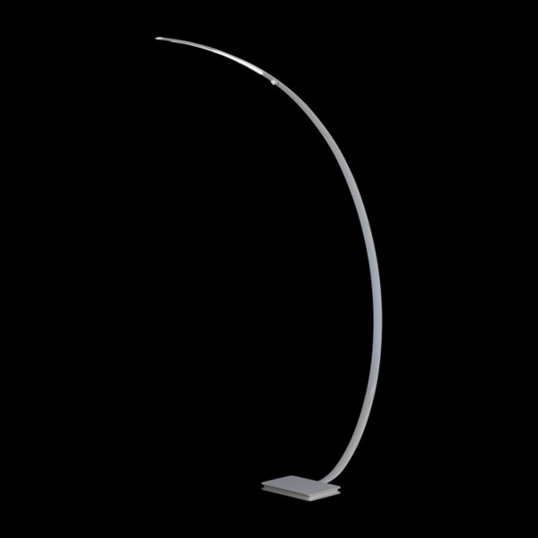 K Light V-LED5210/1W-WW LED SMD Curve Floor Lamp with switch on arm