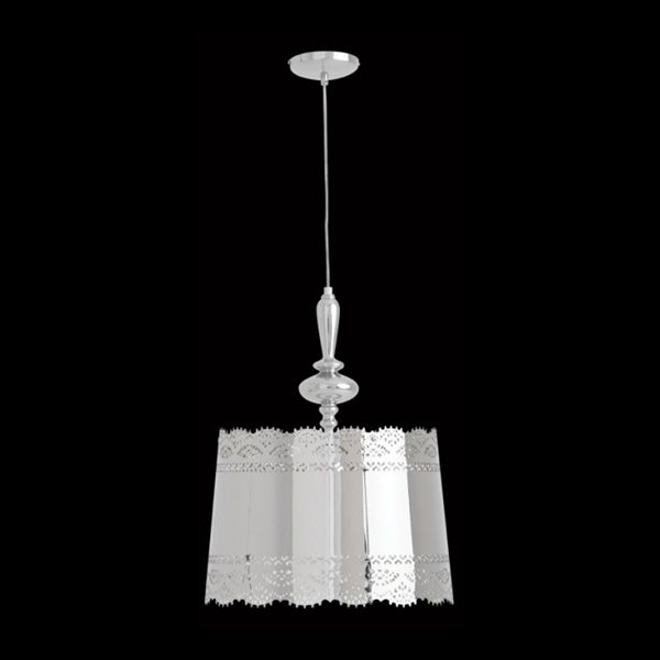 K Light KLCH-5312L/ST Large Lace Pendant Chrome