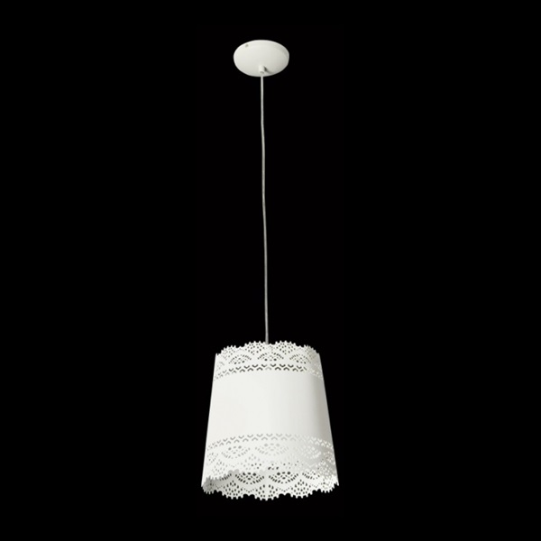 K Light KLCH-5312AS/WH Small Lace Pendant White