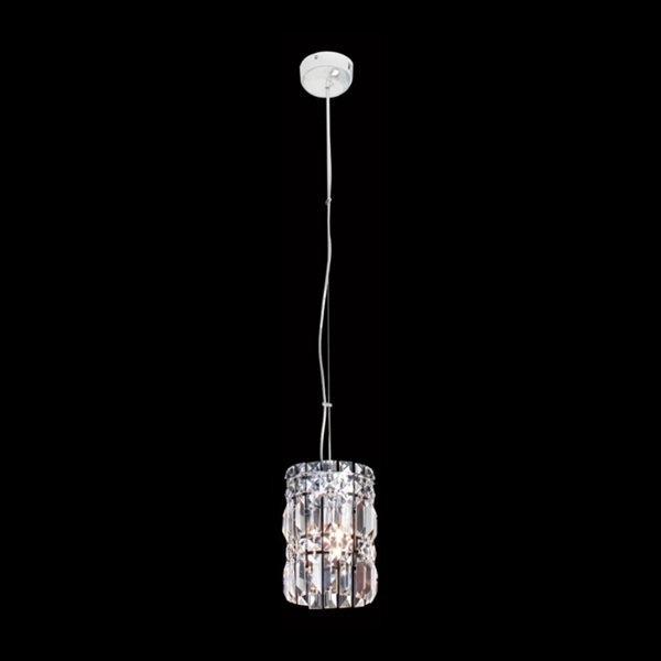 K Light KLCH-7837/3 Single K9 Crystal Pendant Chrome